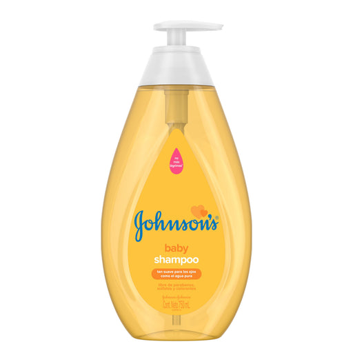 Botella grande de Shampoo Johnson's para bebé pH Balanceado, 750ml.